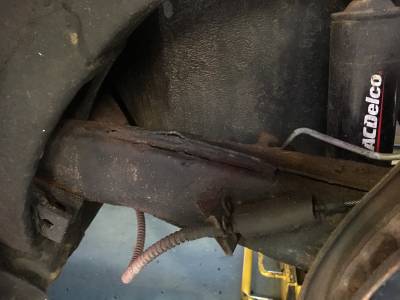 1968 Trailing arm rust