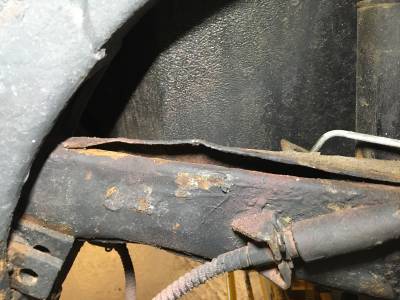 1968 Trailing arm rust