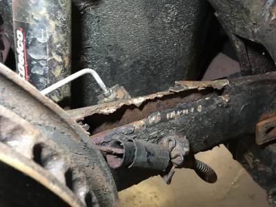 1968 Trailing arm rust