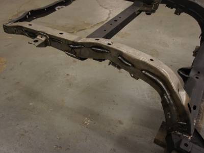 1967 Rear chassis leg replaced