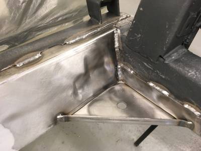 1964 Frame rail and gusset repair